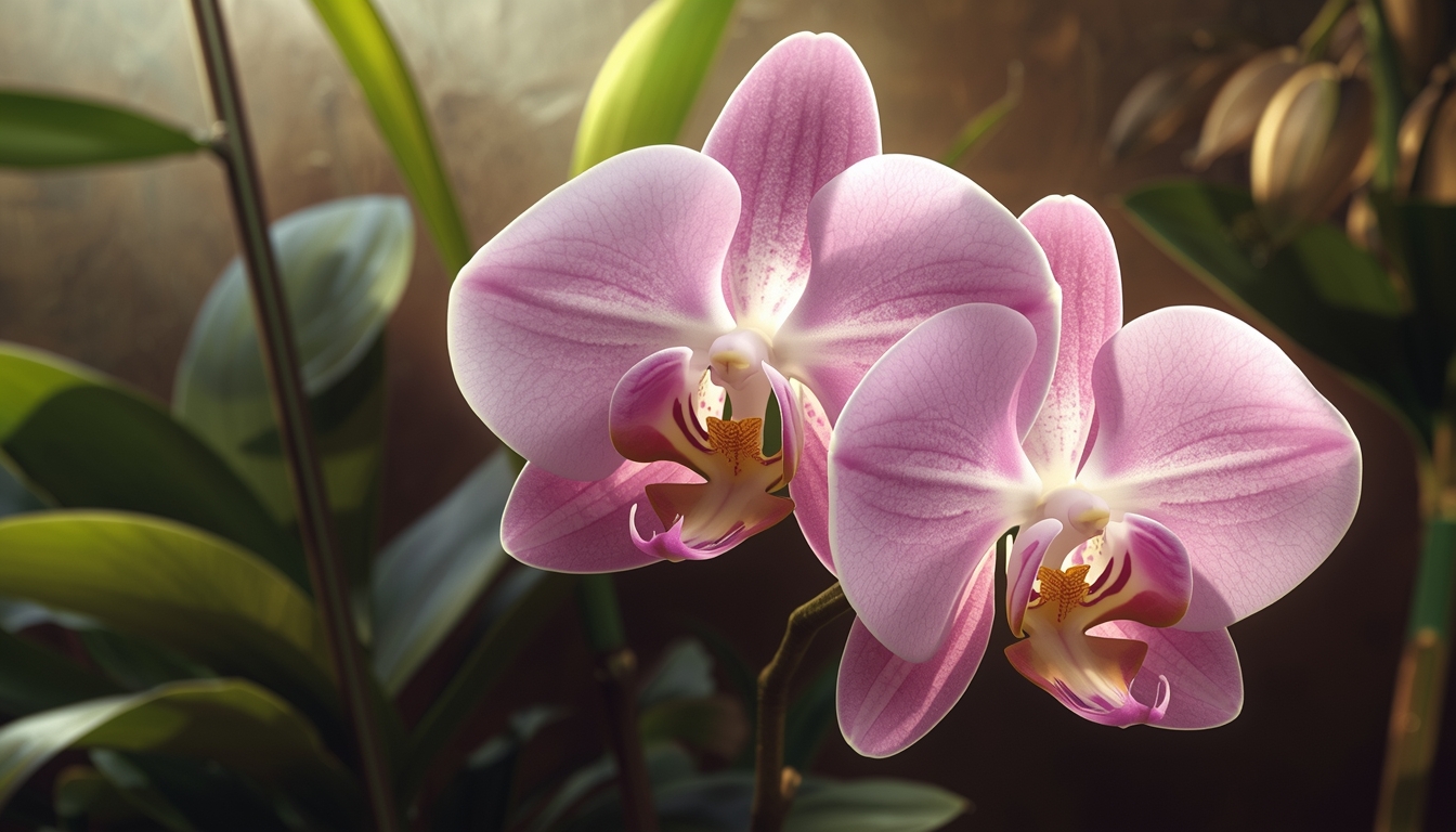 Orchid flowering plant